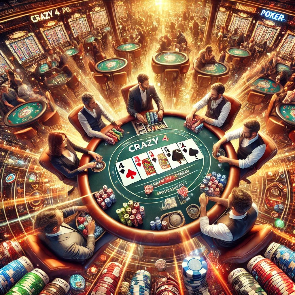 Crazy 4 Poker table