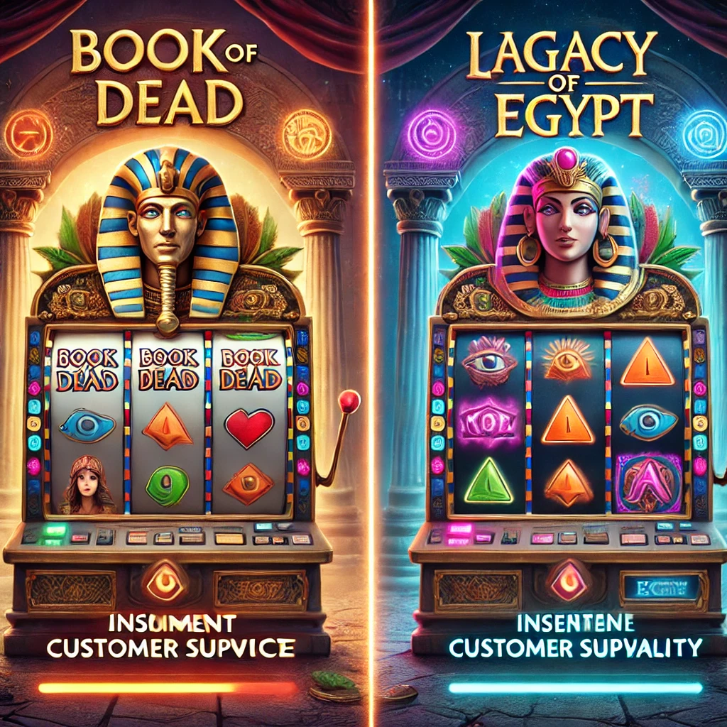 Customer support reliability for Book of Dead and Legacy of Egypt