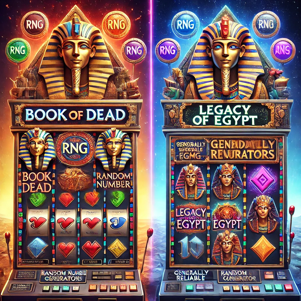 Game fairness concerns for Book of Dead and Legacy of Egypt