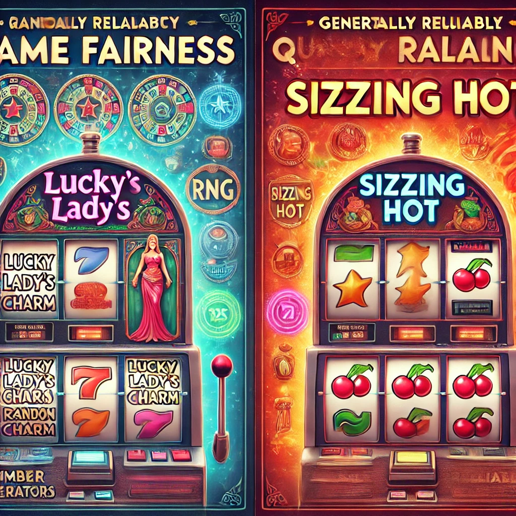 Game fairness concerns for Lucky Lady's Charm and Sizzling Hot