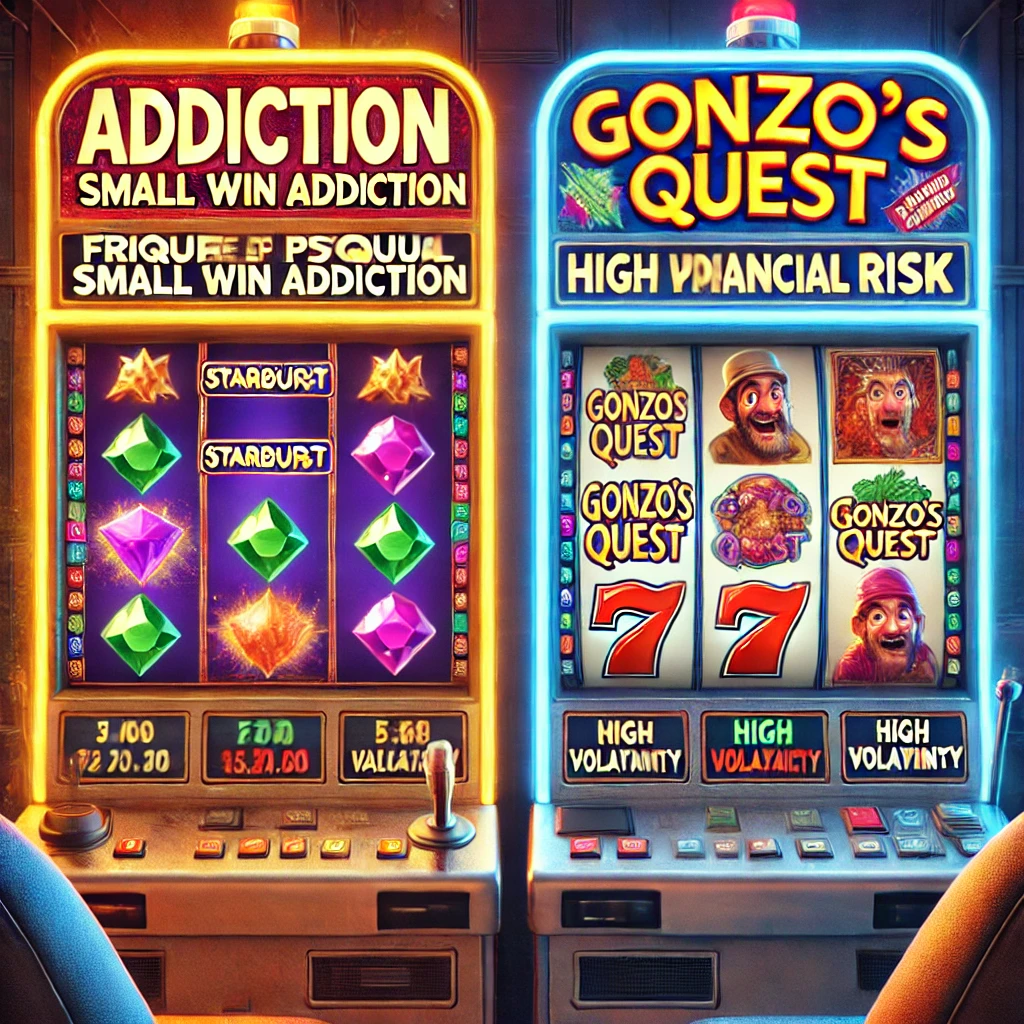 Psychological and financial risks of playing Starburst and Gonzo's Quest