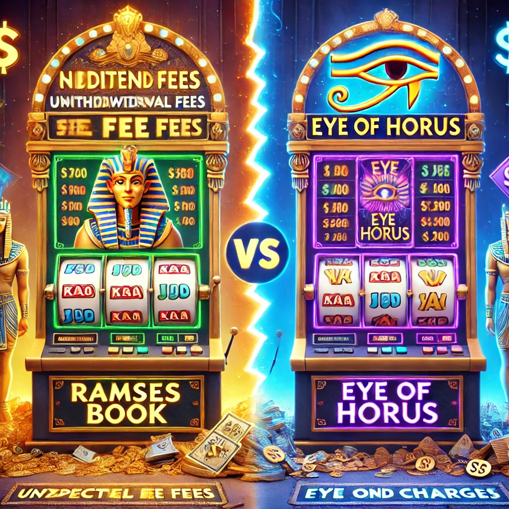 Hidden fees and charges for Ramses Book and Eye of Horus