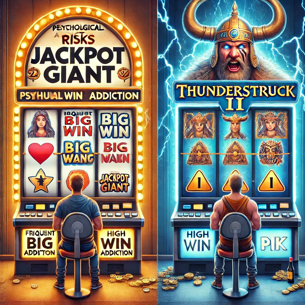 Psychological and financial risks of Jackpot Giant and Thunderstruck II