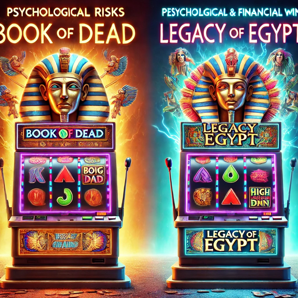 Psychological and financial risks of Book of Dead and Legacy of Egypt