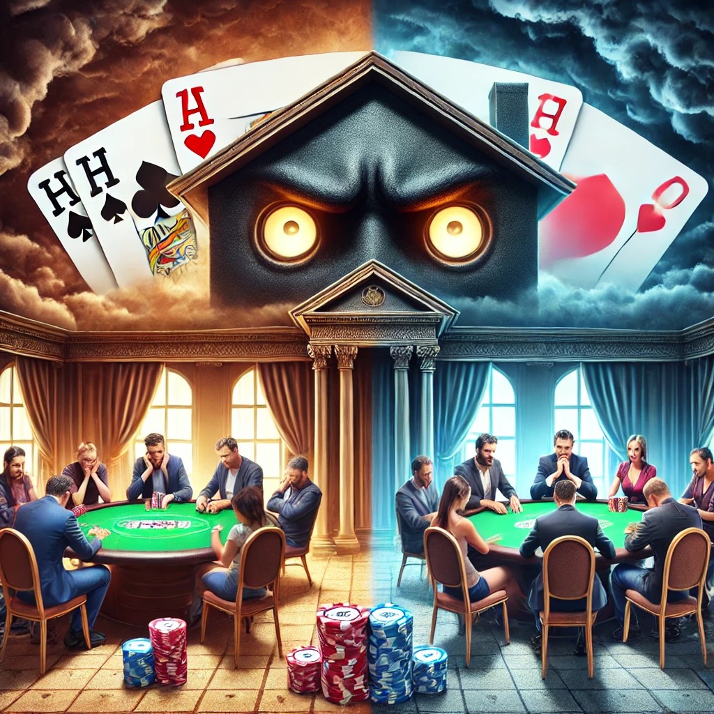 Risks in Poker vs Ultimate Texas Hold'em