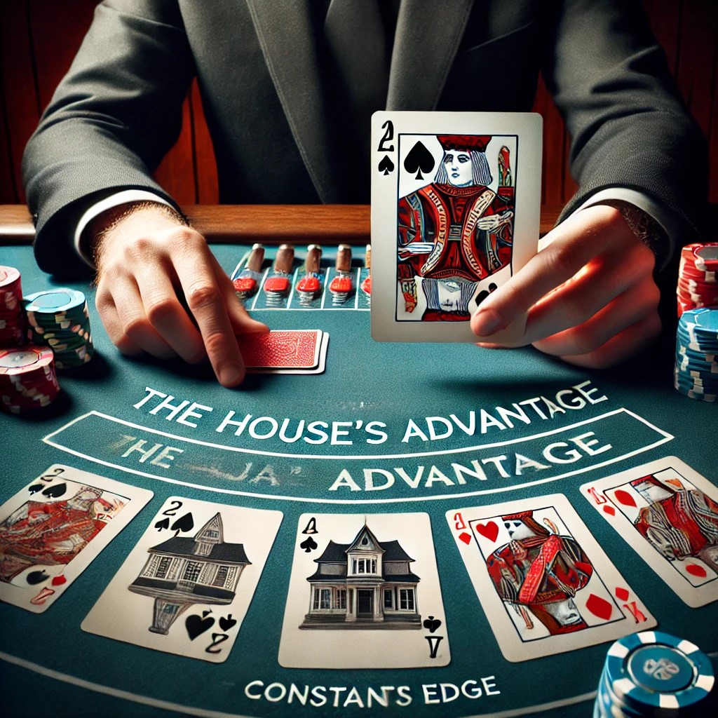 Blackjack game house advantage