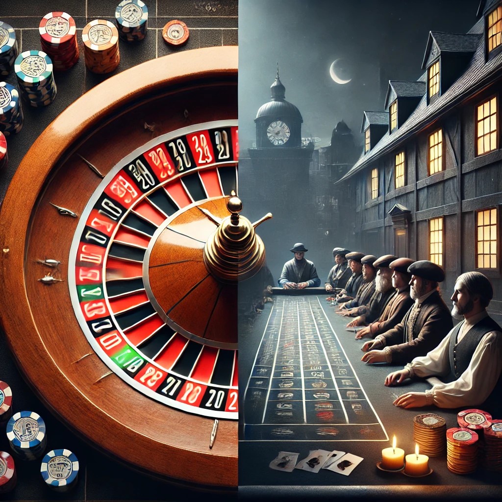 Roulette and Faro game mechanics