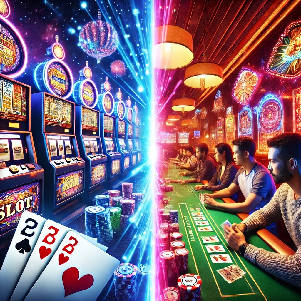 Slot vs Pai Gow game mechanics